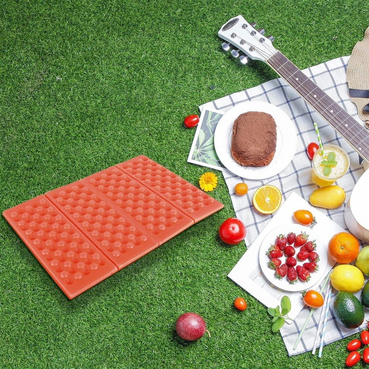 Foldable Stadium Seat Cushion with Storage Bag U231
