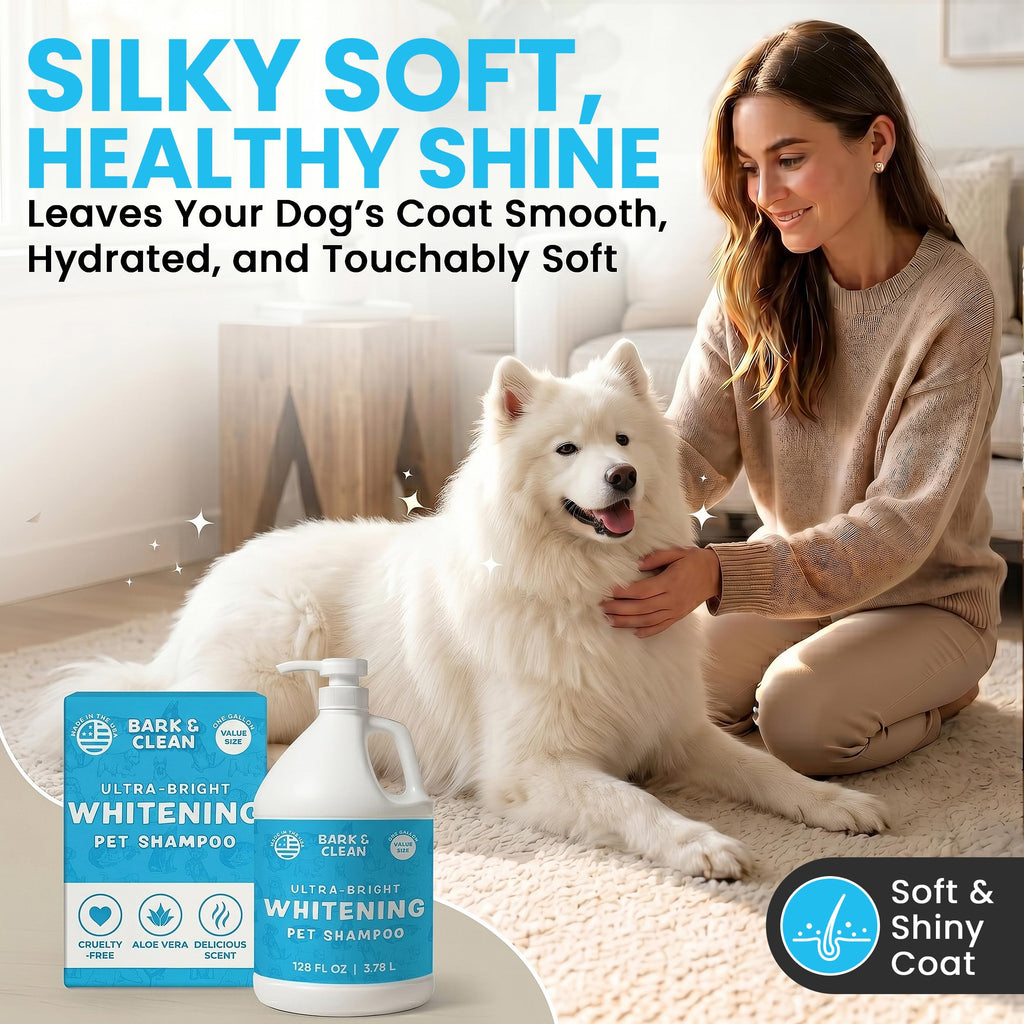Whitening Dog Shampoo with Pump, 1 Gallon Aloe Coconut J20497