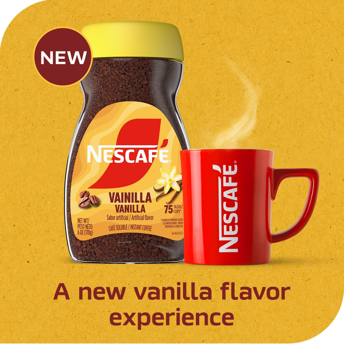 Instant Flavored Coffee Vanilla 6 Oz S353450