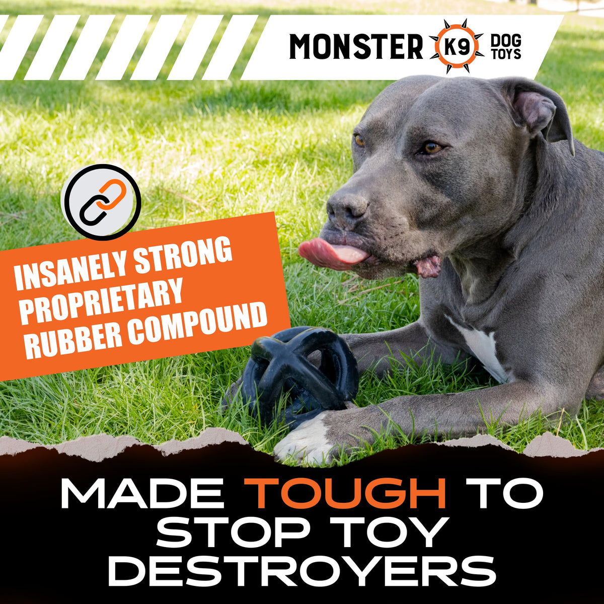 Natural Rubber Dog Toy 5.5 in Q7718